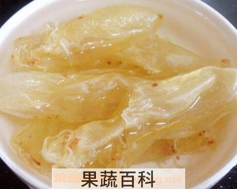 花胶的功效与作用及禁忌