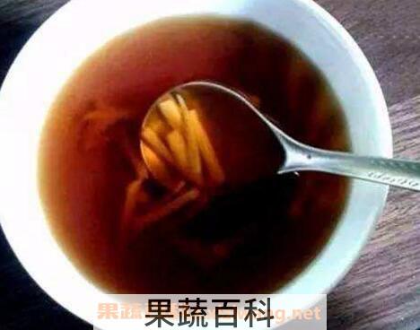 大蒜生姜红糖水的作用与功效