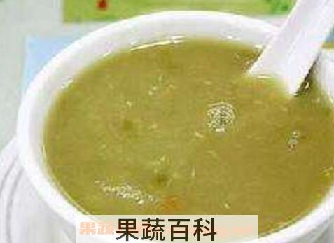 绿豆沙的功效与作用
