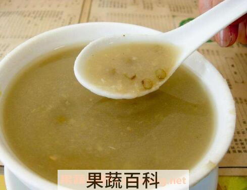 绿豆沙的功效与作用