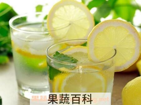 柠檬水的养生功效