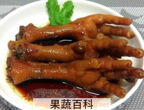 鸡脚的营养价值及功效 鸡脚的副作用
