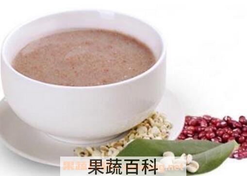 红豆薏米粉的功效与作用
