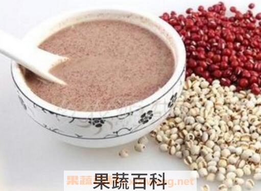 红豆薏米粉的功效与作用