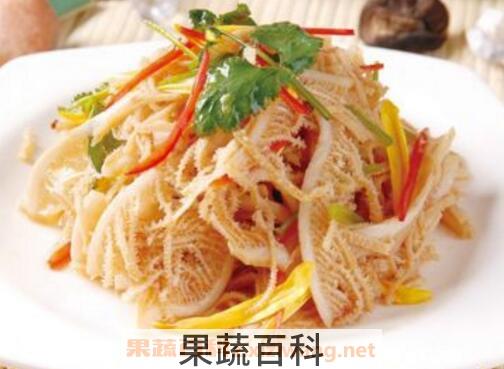 牛百叶的营养价值