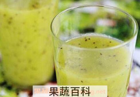 奇异果汁的功效与作用