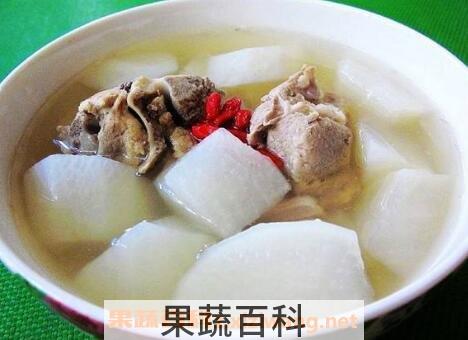 白萝卜汤的功效与作用