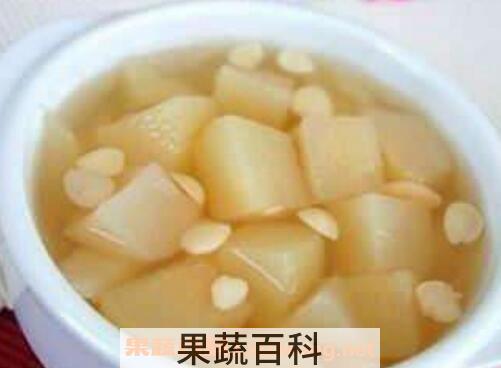 白萝卜和梨煮水的功效