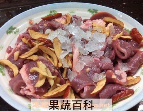 冰糖蒸猪心的功效与作用