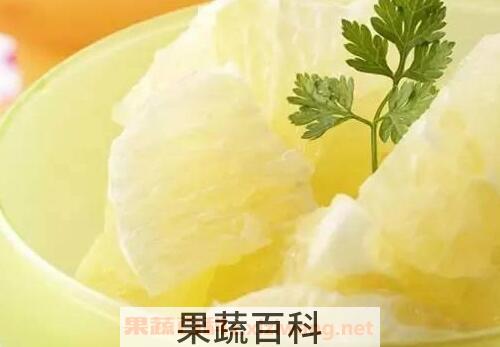 蒸柚子肉的功效与作用