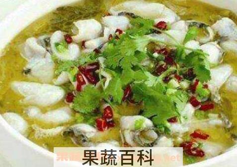 酸菜鱼的功效与作用