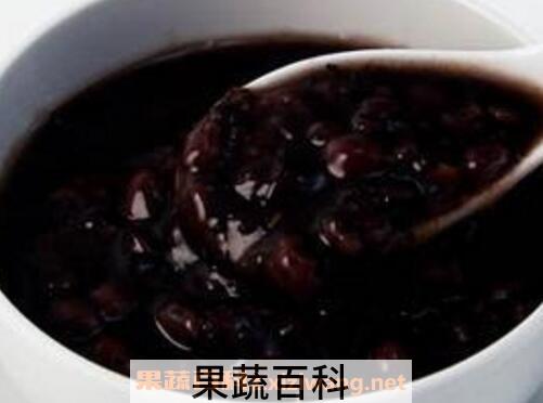 煮黑豆红糖核桃的功效与作用