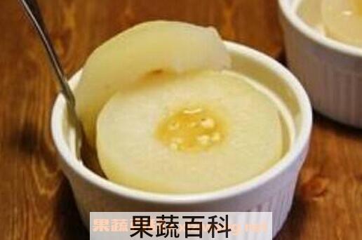 冰糖蒸梨的做法
