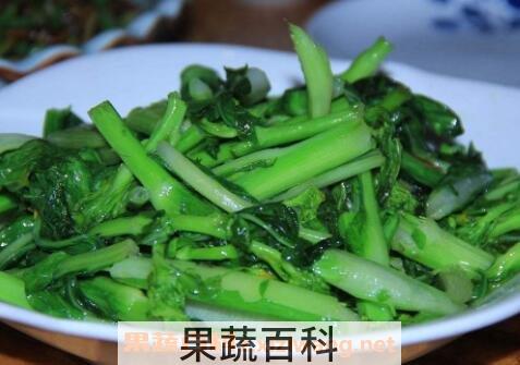 白菜苔的功效与作用