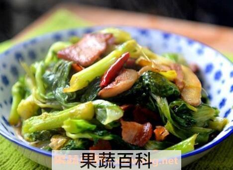 白菜苔和广心菜的区别 白菜苔的常见吃法