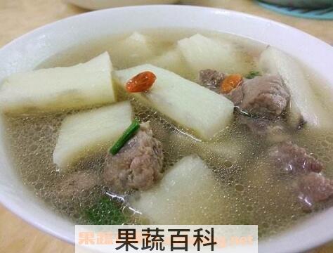 山药排骨汤的功效