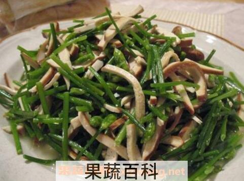 韭菜苔的食用价值与食用方法