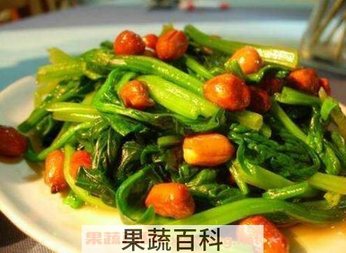 拌菠菜的功效与作用