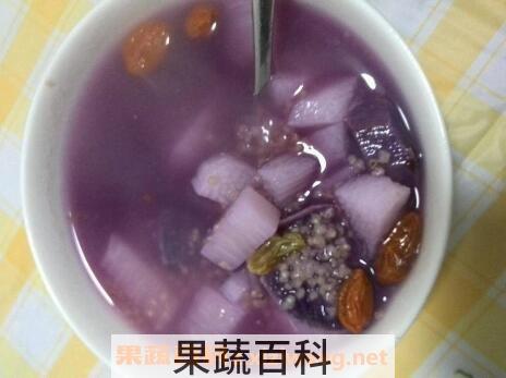 紫薯山药汤的功效与作用