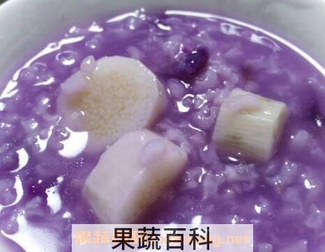 紫薯山药汤的功效与作用