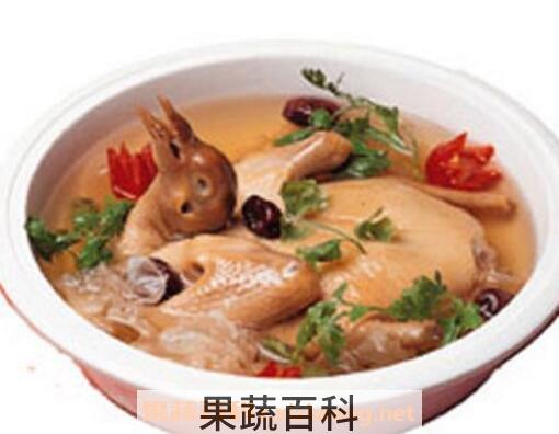 白鸽蒸花旗参的功效与作用