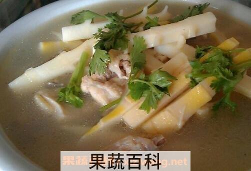 竹笋干排骨汤的功效与作用