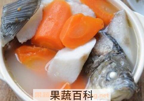 鲫鱼胡萝卜汤的功效与作用