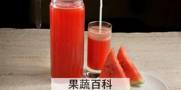 西瓜可以做什么冷饮