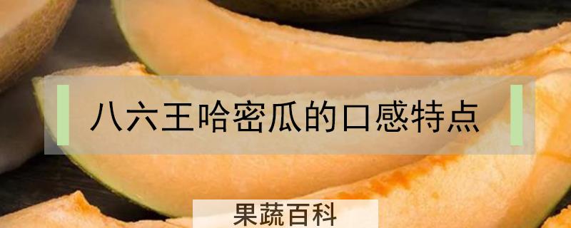 八六王哈密瓜的口感特点