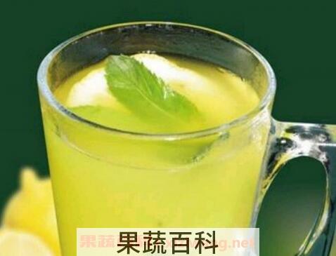 喝柠檬汁的好处与坏处