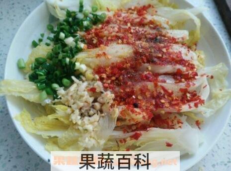 油泼白菜的做法窍门