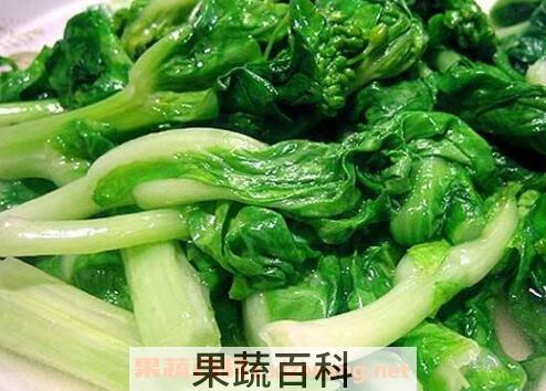 白菜苔的营养价值和营养成分