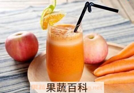 苹果胡萝卜汁的功效与作用及常见做法
