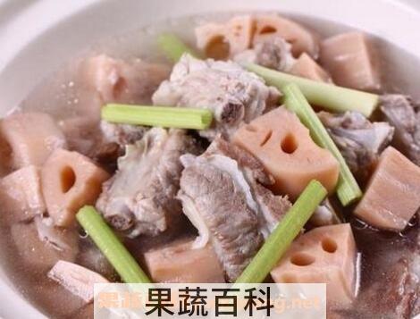 莲藕排骨汤的功效