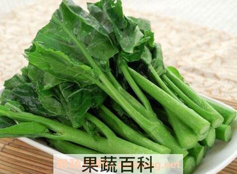 菜苔的营养价值及功效