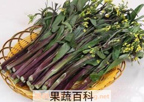 红菜苔的营养价值与功效