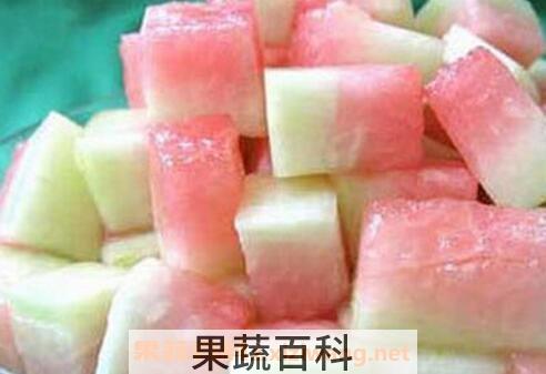 西瓜皮面膜的功效与作用