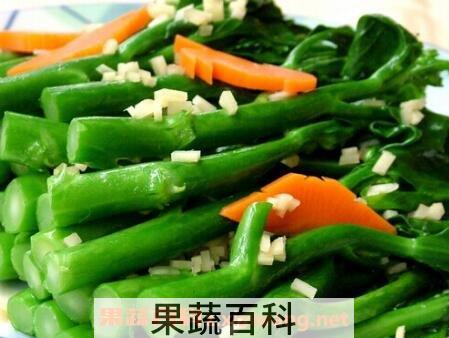 白灼菜苔怎么做好吃