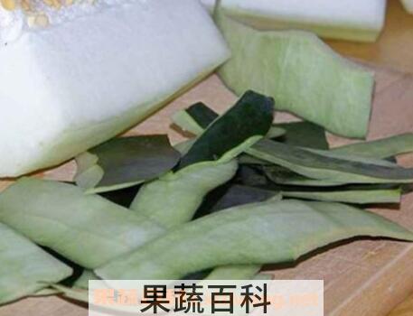 煮冬瓜皮的功效与作用及药用价值