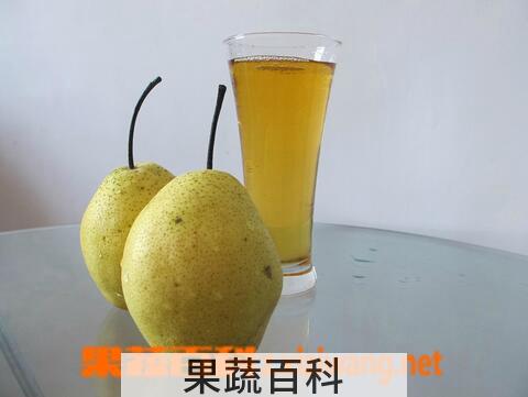 果蔬百科梨和什么一起榨汁好