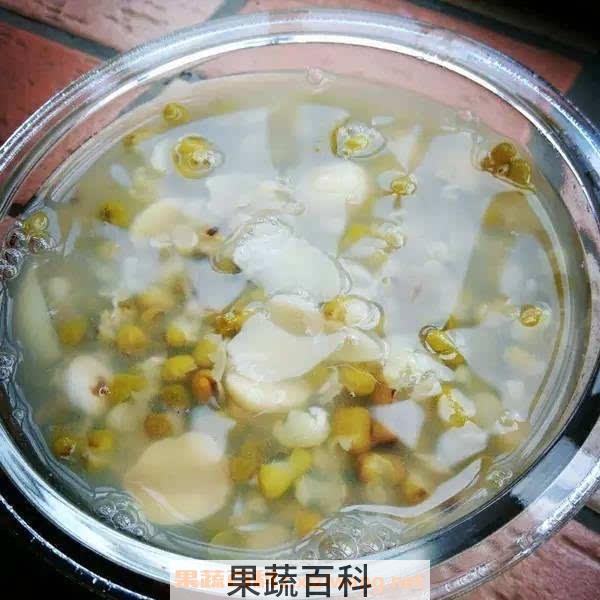 莲子绿豆汤