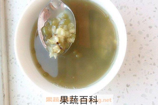 冰糖绿豆汤