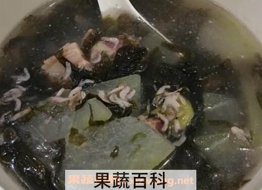 紫菜冬瓜汤有什么功效与作用