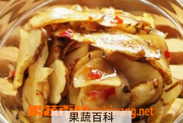 果蔬百科洋姜的吃法和价值
