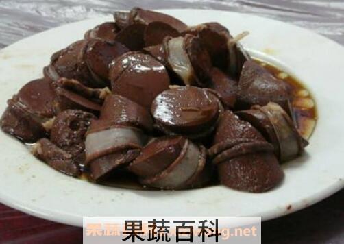 猪血肠跟什么食物相克