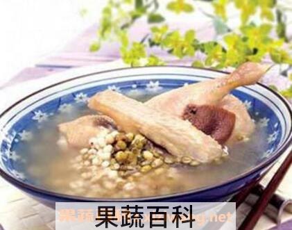 雪梨老鸭汤功效与作用
