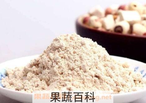 打成粉的白扁豆怎么吃