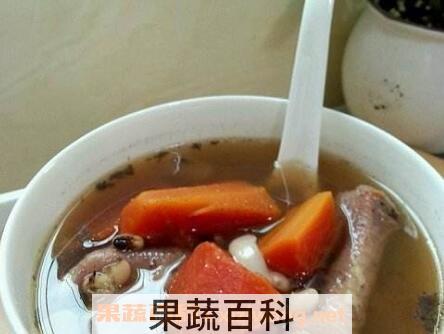 木瓜眉豆汤的功效与作用