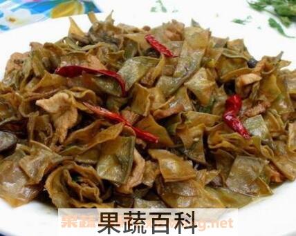 生的干扁豆角怎么吃