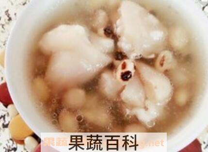 白豆猪蹄汤的功效与作用